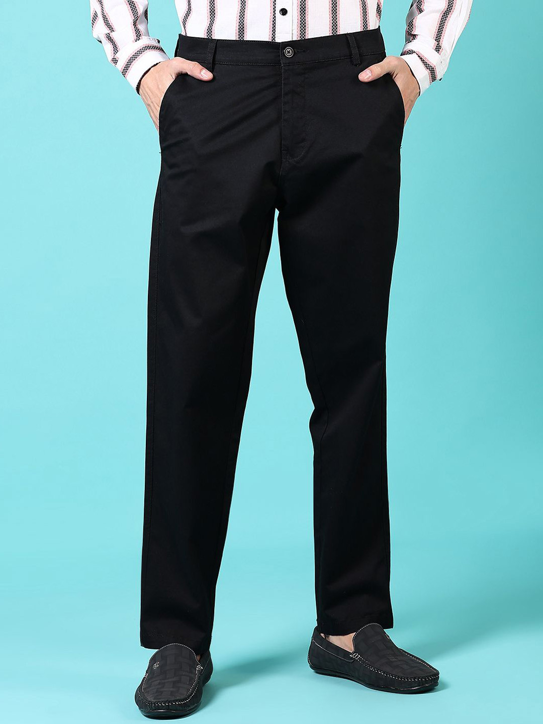 V-Mart Men Pleated Chinos Trousers