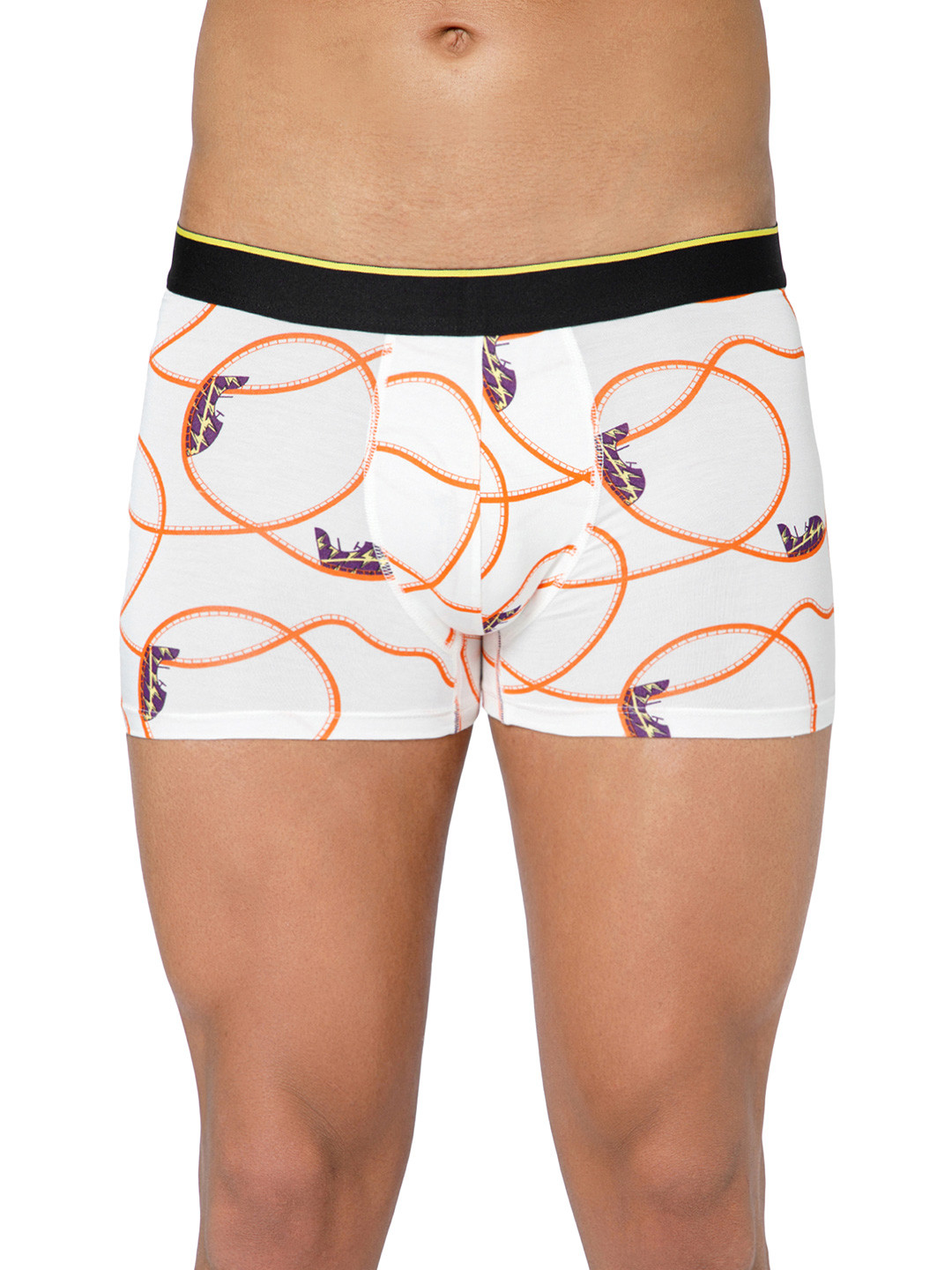 Bummer Men Underwear Mircomodal Printed Trunk TRWHE01S