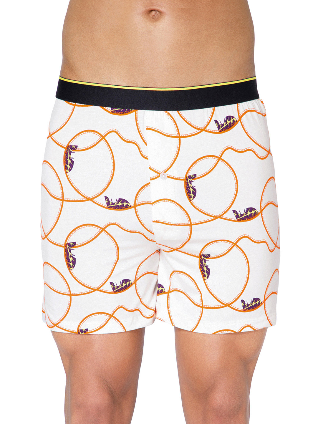 bummer Men's Underwear Mircomodal Printed Boxer BOWHE01S