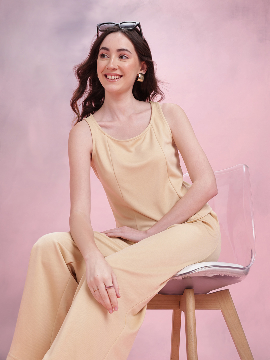 DressBerry Tank Top with Wide Leg Trousers Co-Ords