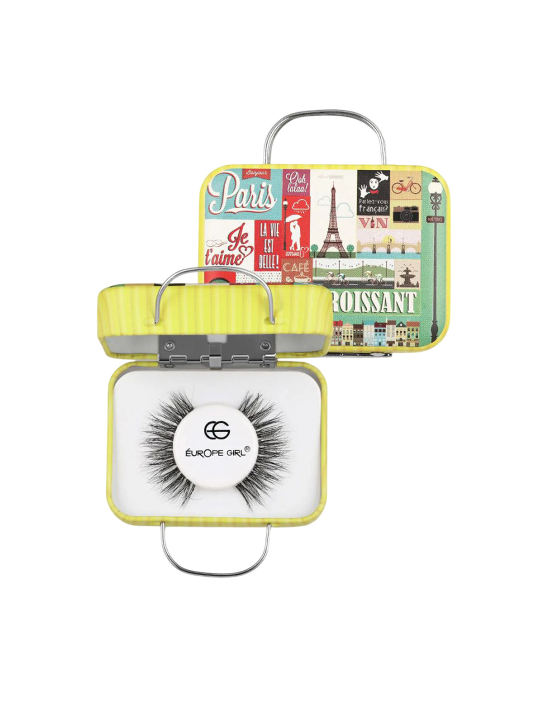 EUROPE GIRL Clear Band Fluffy 3D Mink False Eyelashes- Innocent