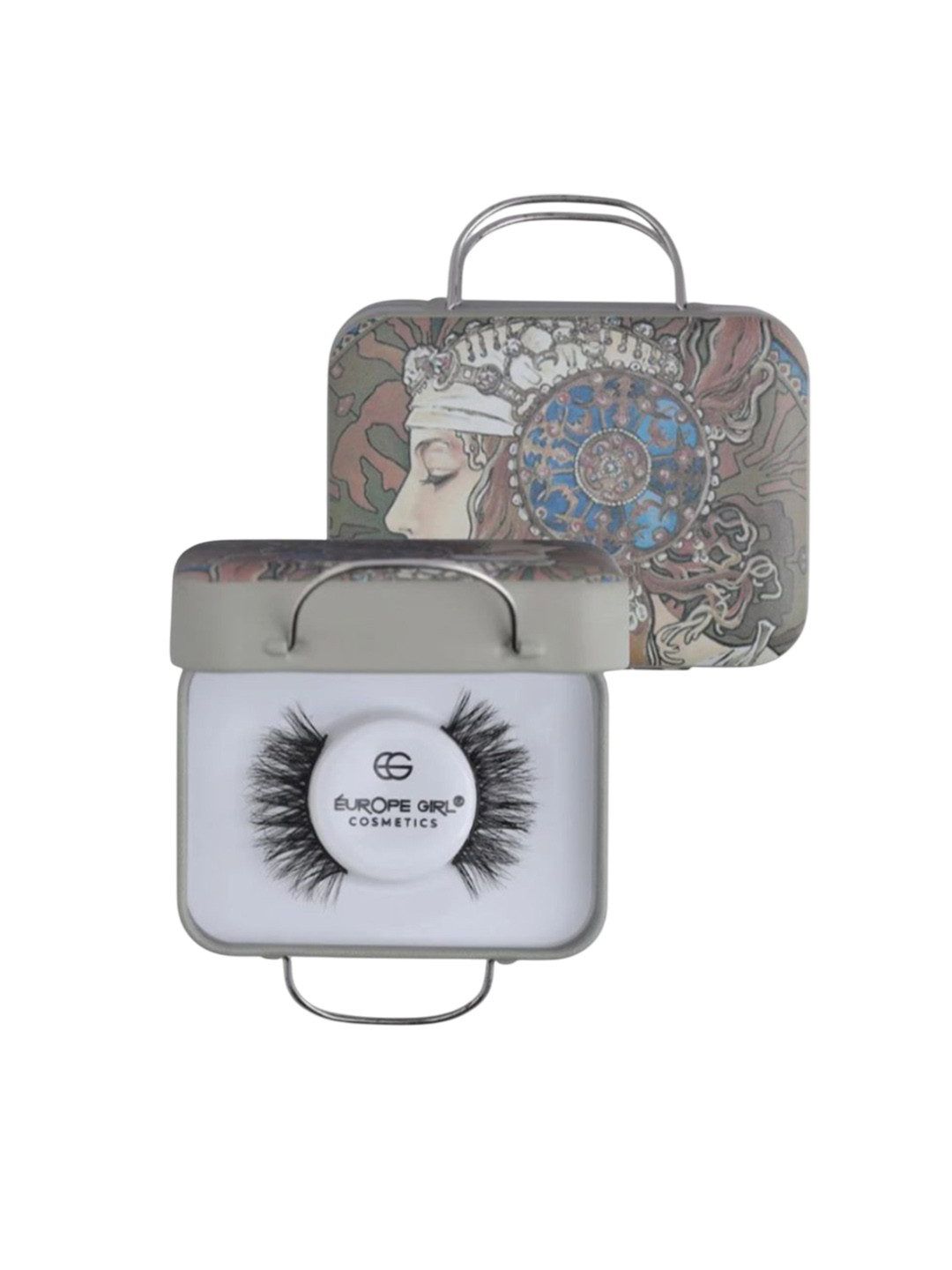 EUROPE GIRL Clear Band Fluffy 3D Mink False Eyelashes -Samreen