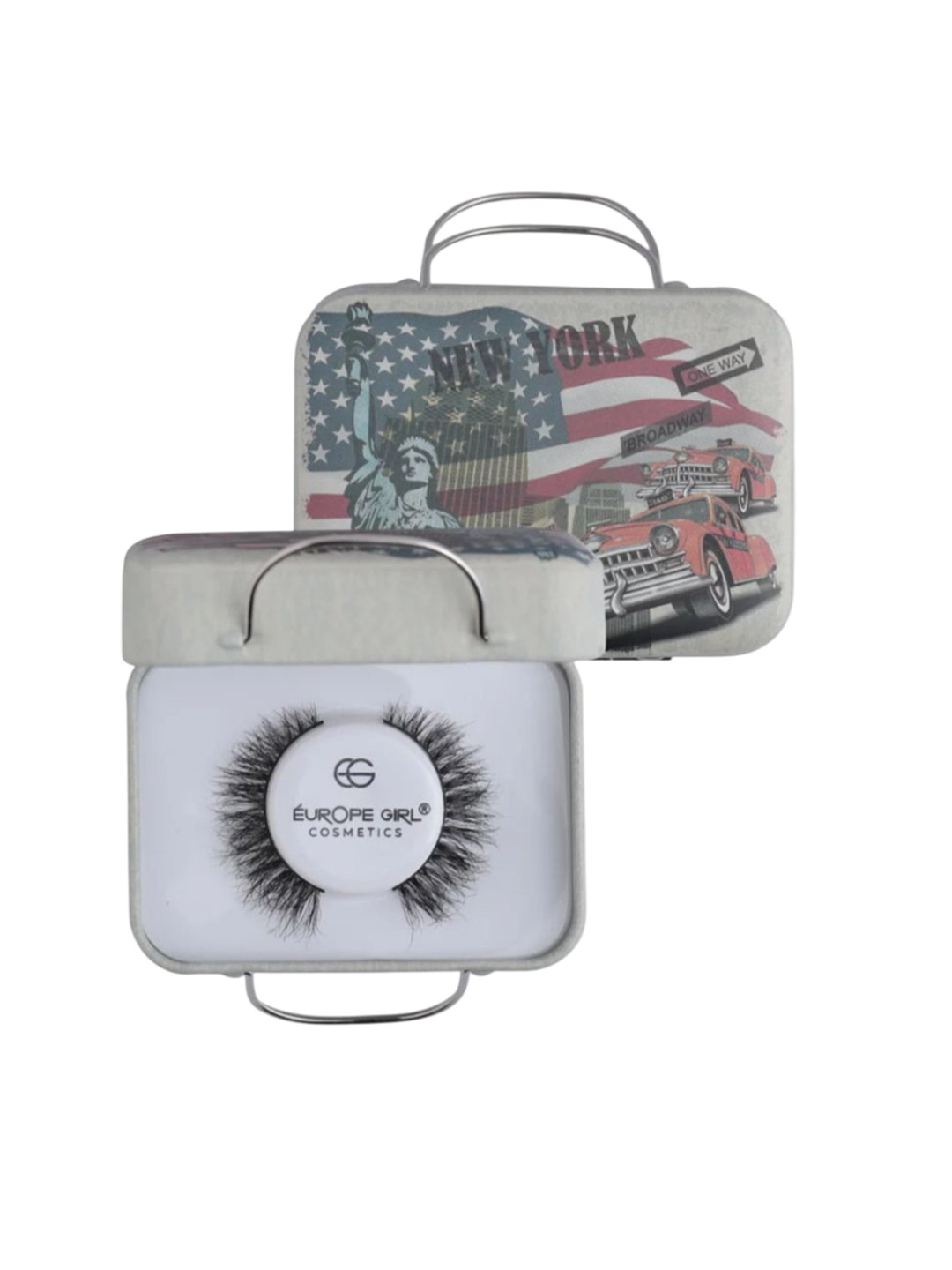 EUROPE GIRL Clear Band Fluffy 3D Mink False Eyelashes -Ayesha