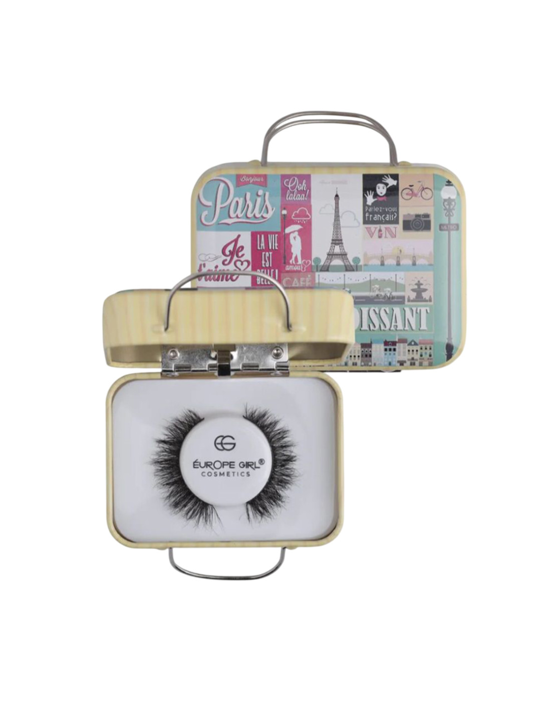 EUROPE GIRL Clear Band Fluffy 3D Mink False Eyelashes - Clara