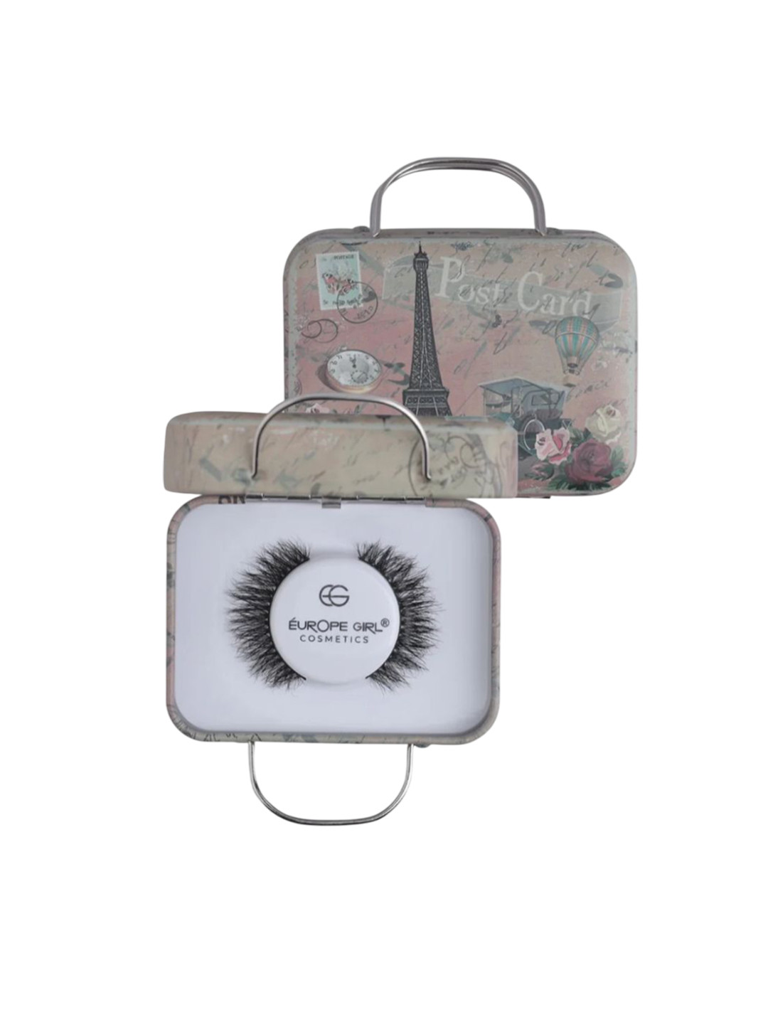 EUROPE GIRL Clear Band Fluffy 3D Mink False Eyelashes- Naba