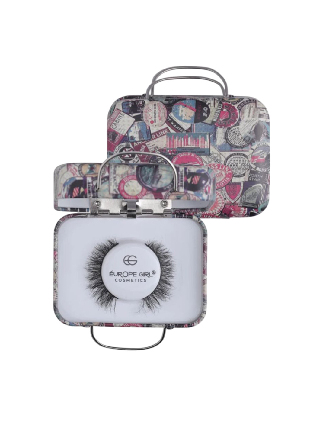 EUROPE GIRL Clear Band Fluffy 3D Mink False Eyelashes- Samira