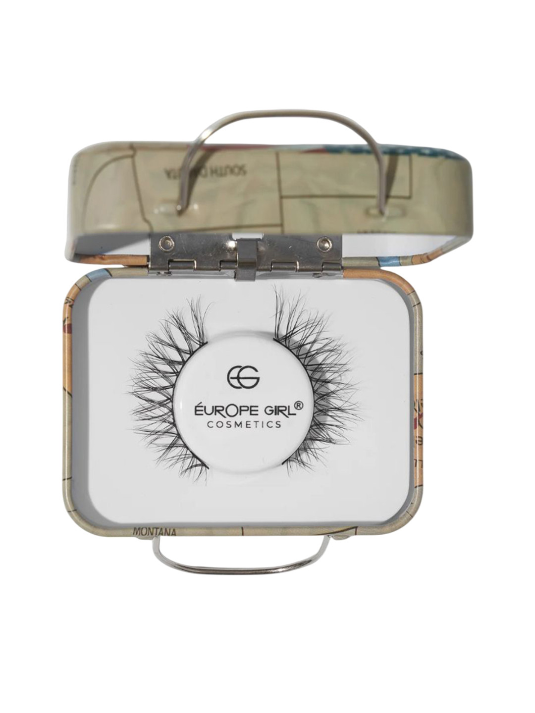 EUROPE GIRL Clear Band Fluffy 3D Mink False Eyelashes- Lucy