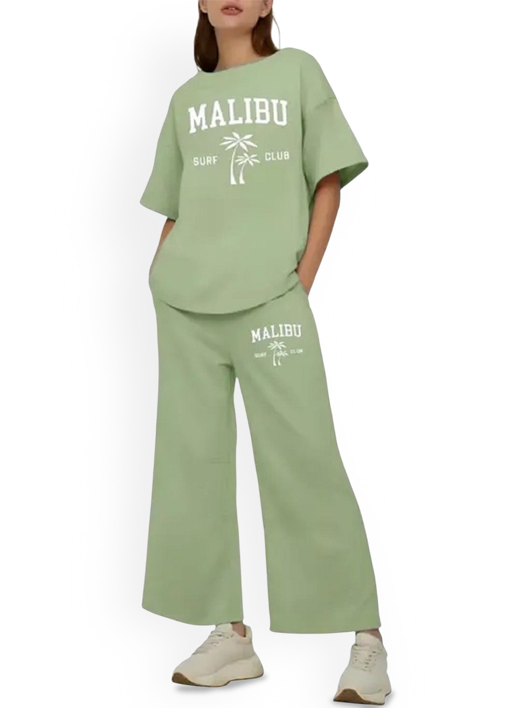 My Swag Printed T-Shirt With Trousers Co-Ords