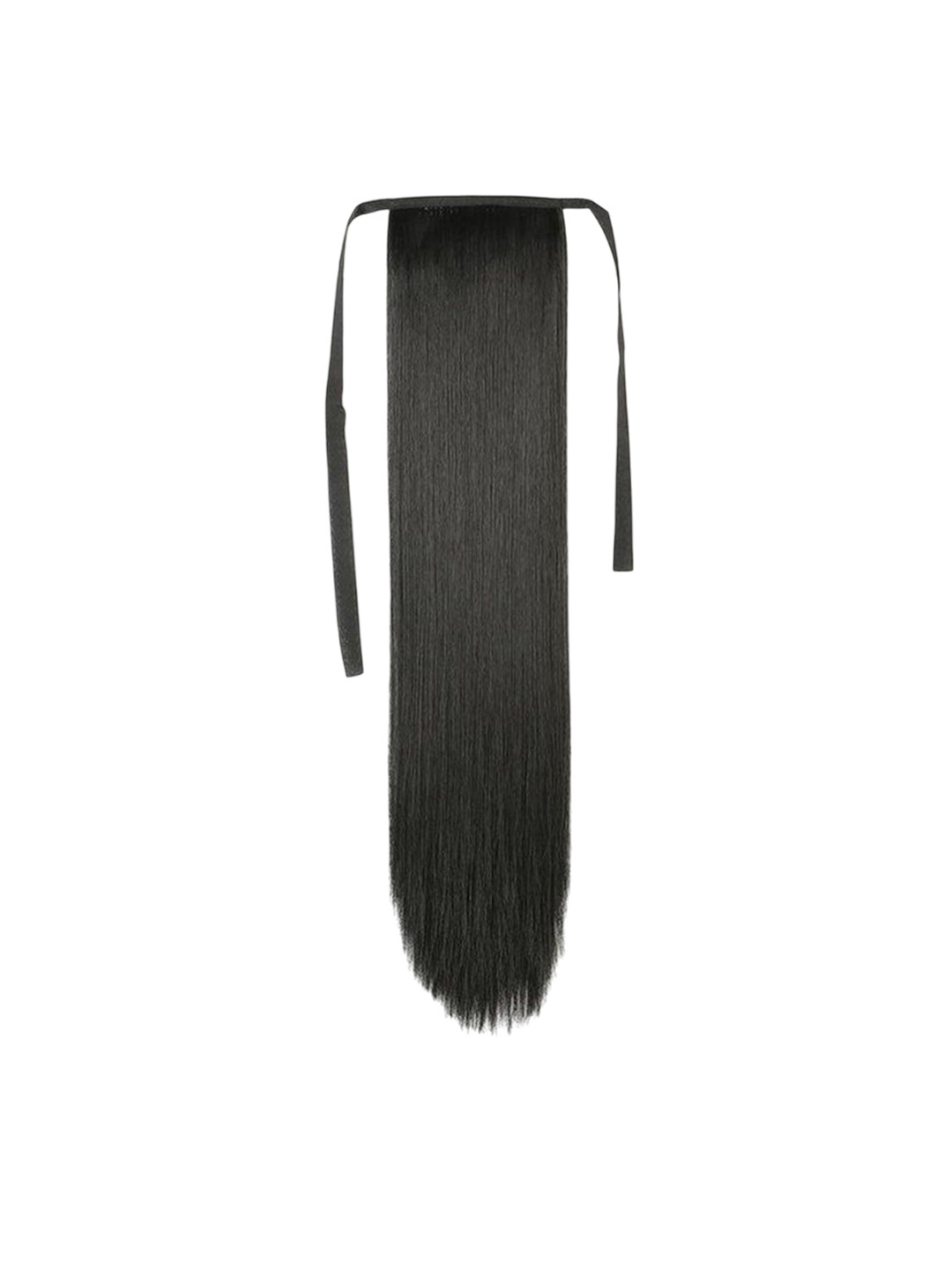 D-Divine Full Head Ribbon Hair Extension Wig - Black - 21.6 cm