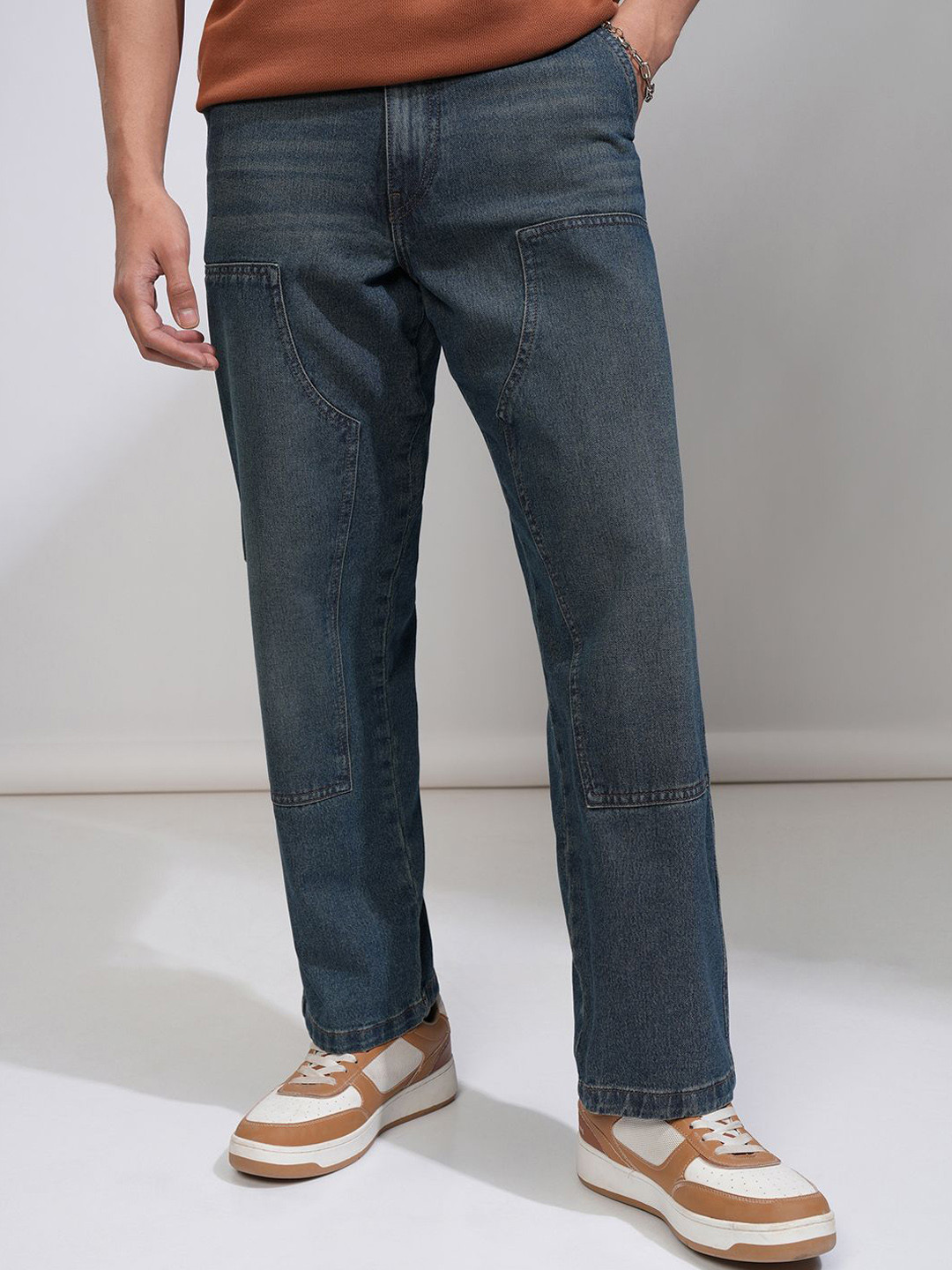 HIGHLANDER Men High Rise Carpender Fit Jeans