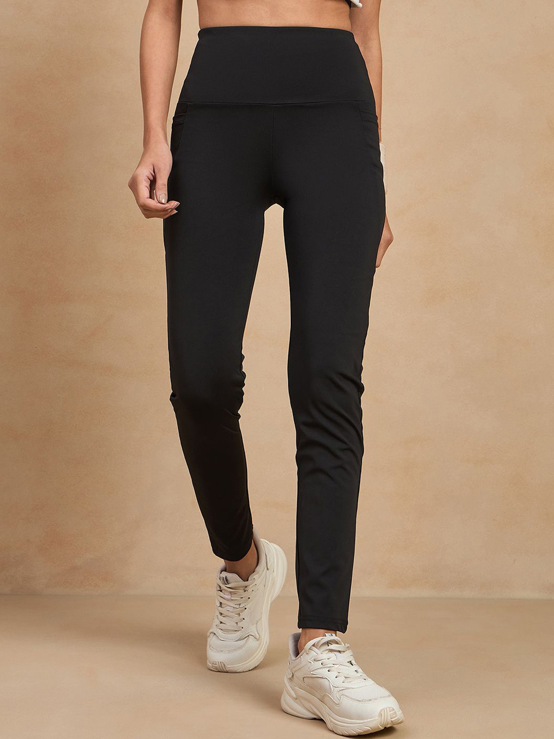 COLOR CAPITAL Women Pack of 217_black_XS Skin Fit Antimicrobial Tights