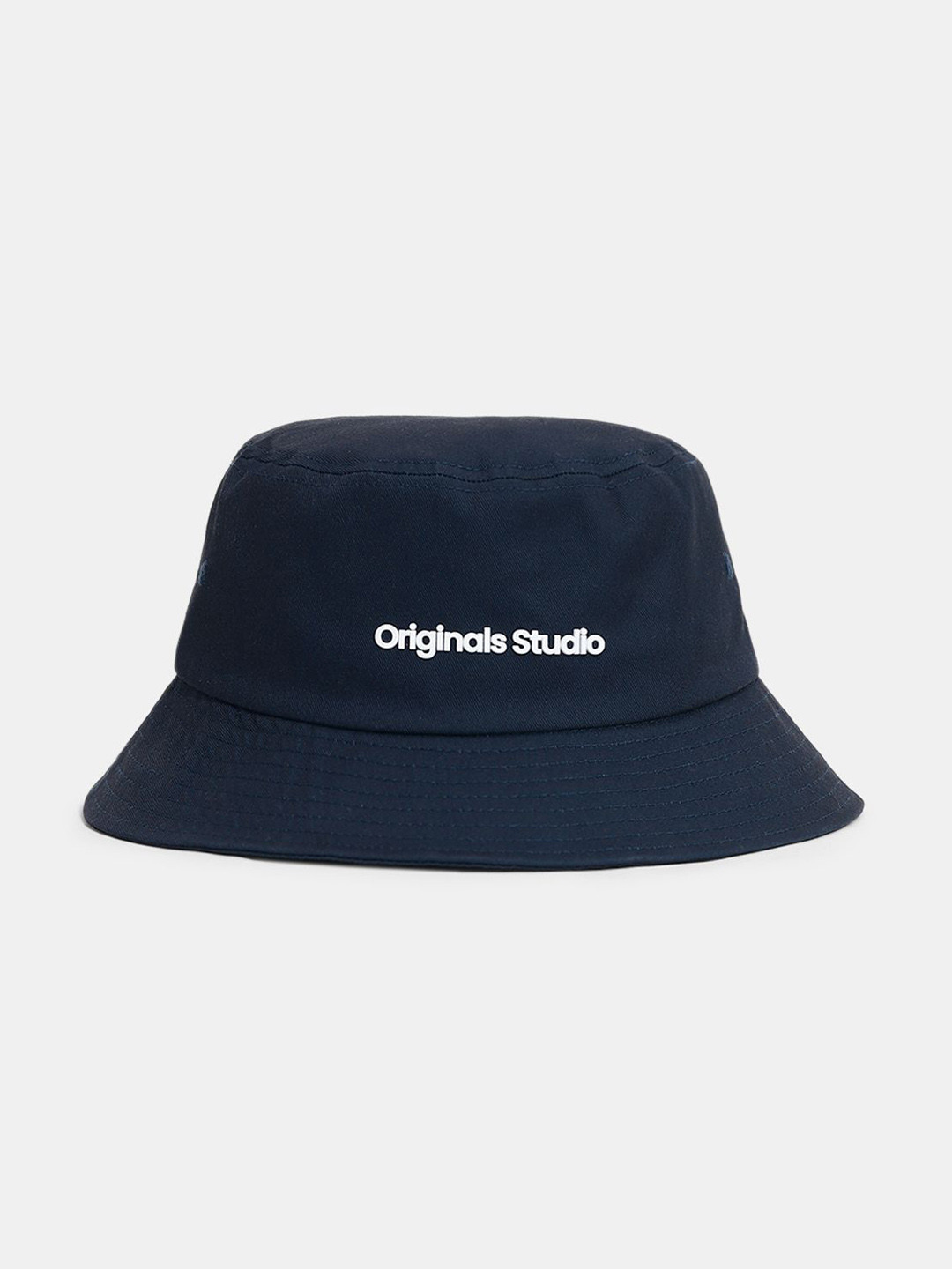 Jack & Jones Men Navy Blue Self Design Bucket Hat