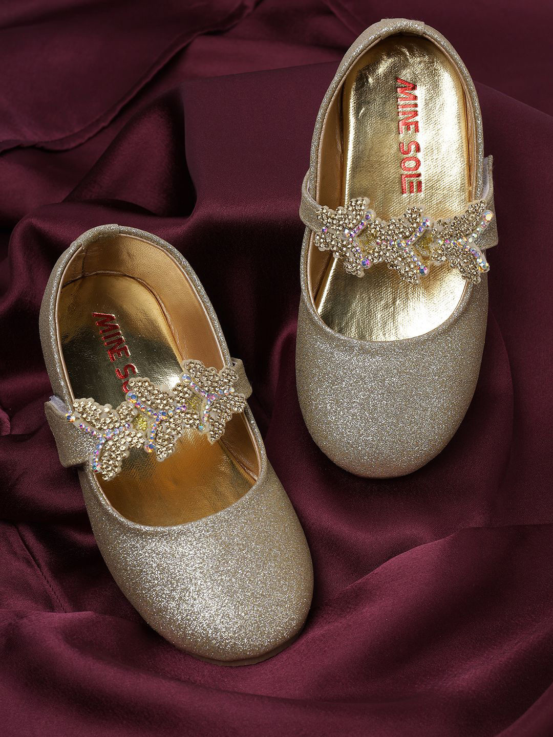 Minesole Girls Embellished Party Mary Jane