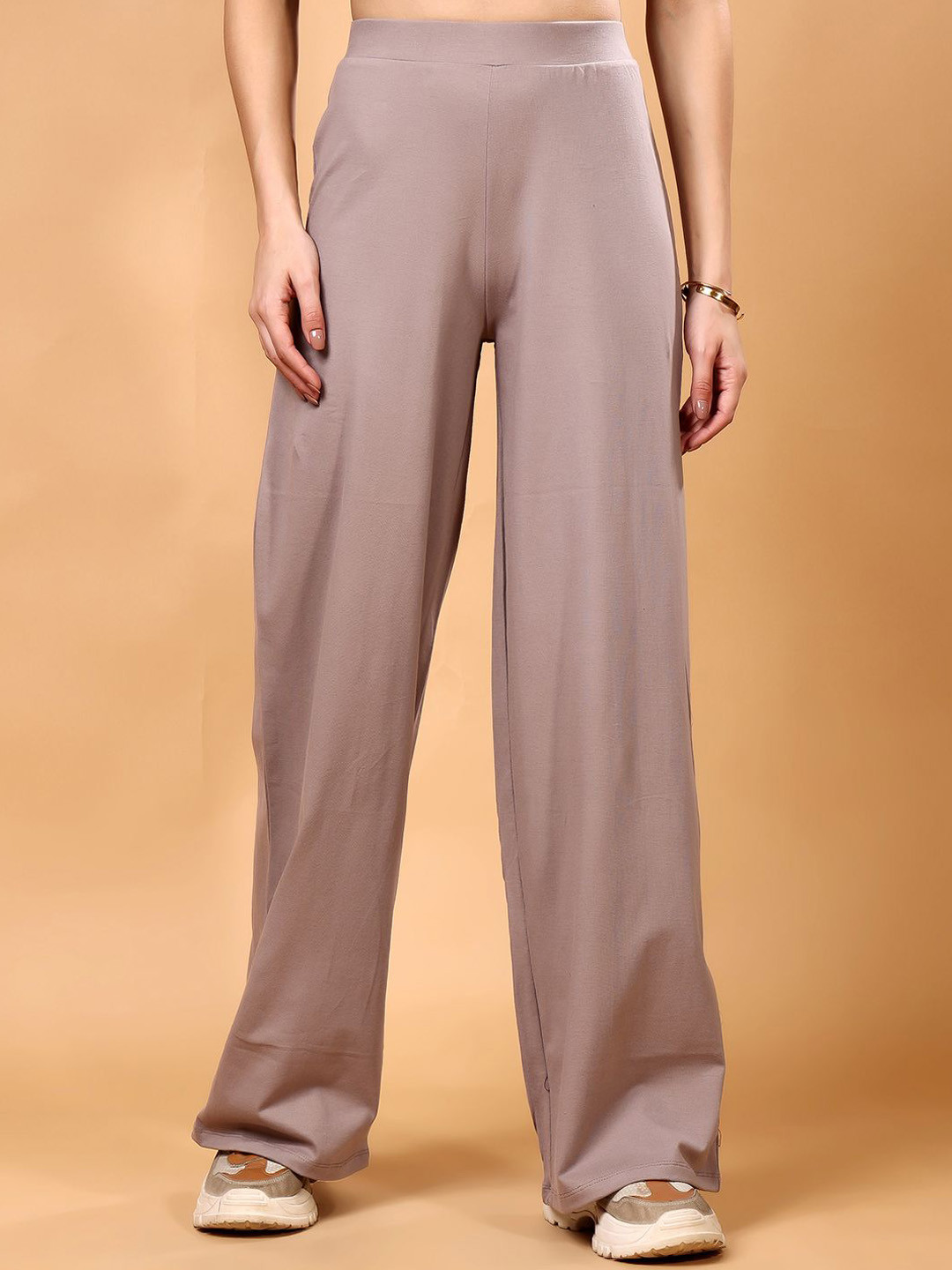 Cation Women High-Rise Flared Trousers