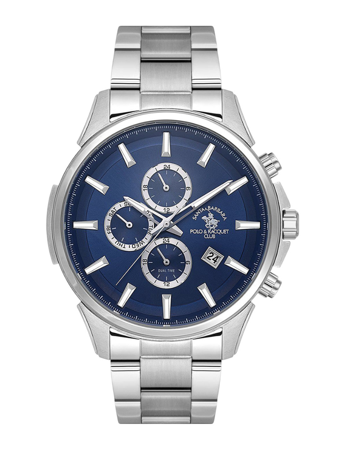 SANTA BARBARA POLO & RACQUET CLUB Men Bracelet Style Straps Analogue Watch SB.1.10392-7