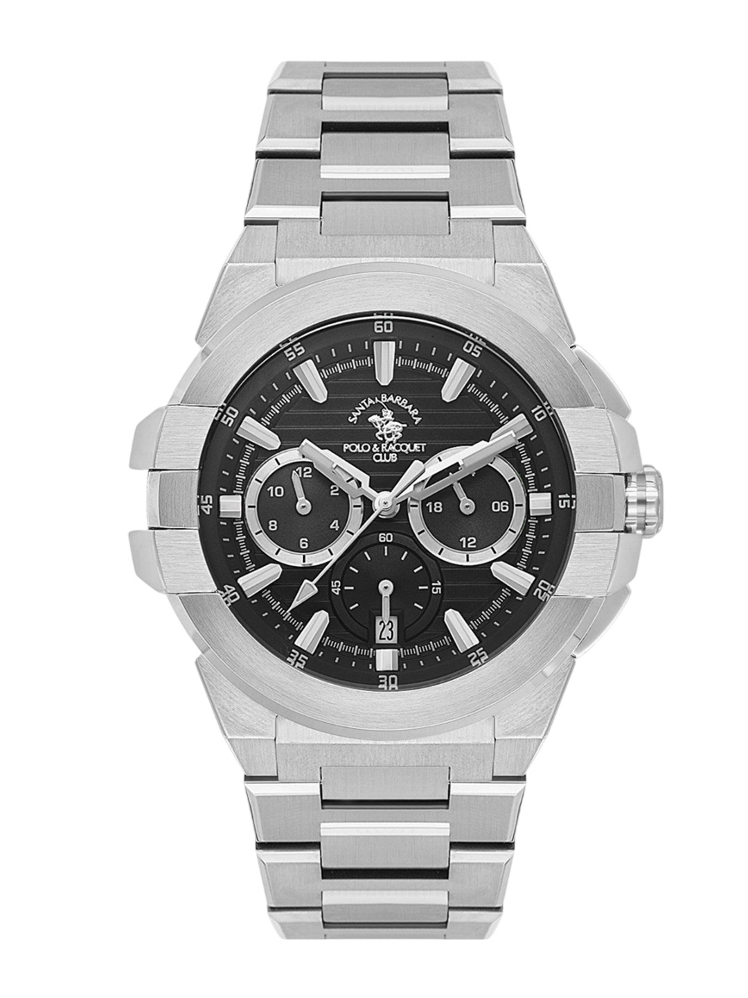 SANTA BARBARA POLO & RACQUET CLUB Men Skeleton Dial & Reset Time Analogue Watch