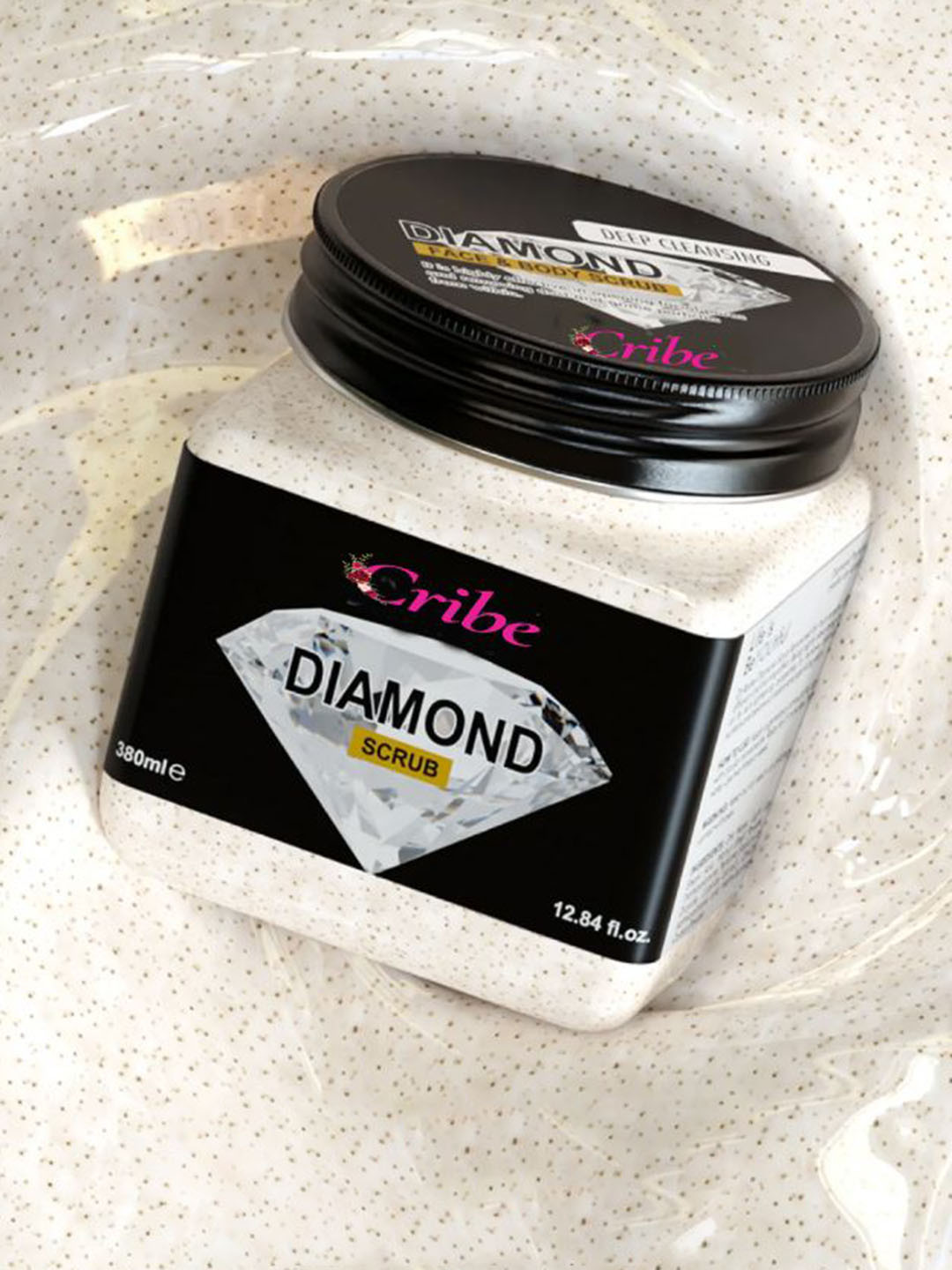 CRIBE Diamond Scrub, Gel, Cream & Face Pack - 380 ml Each