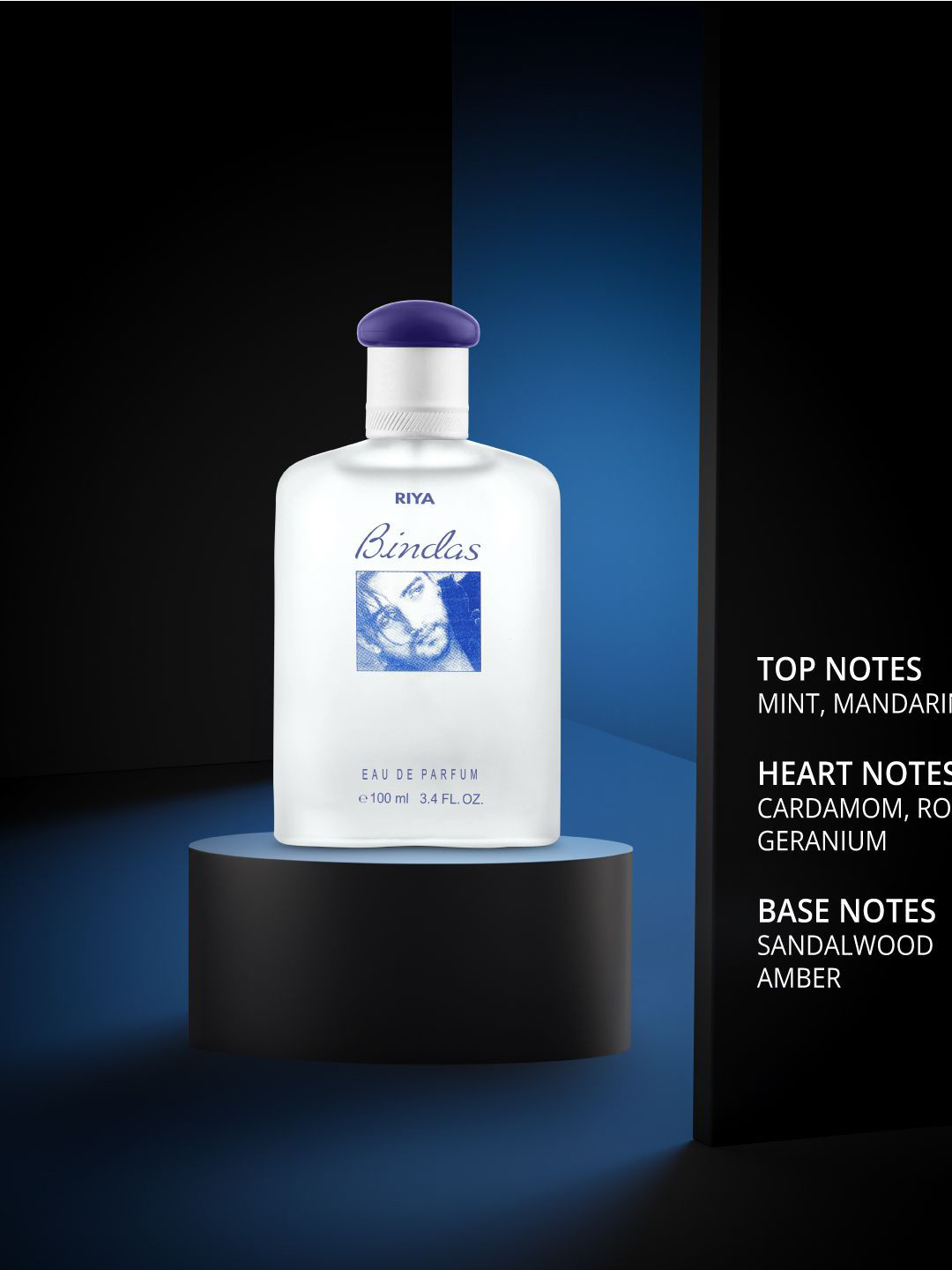 RIYA Bindas Blue Men Long Lasting Eau De Perfume - 100 ml