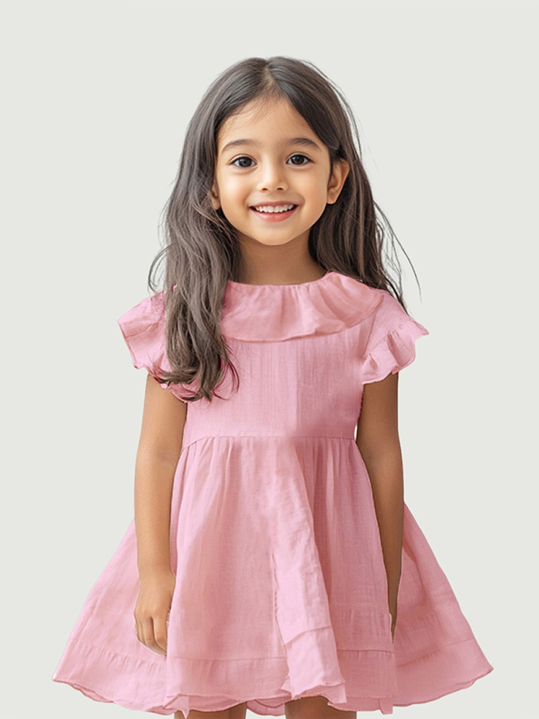 Kidbea Girls Pure Linen Dresses