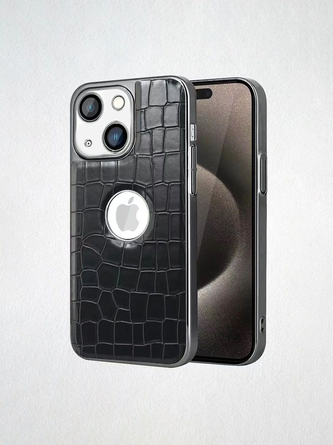 Luxury Kase LK104 Artificial Leather Camera Lens Protective iPhone 14 Plus Back Case