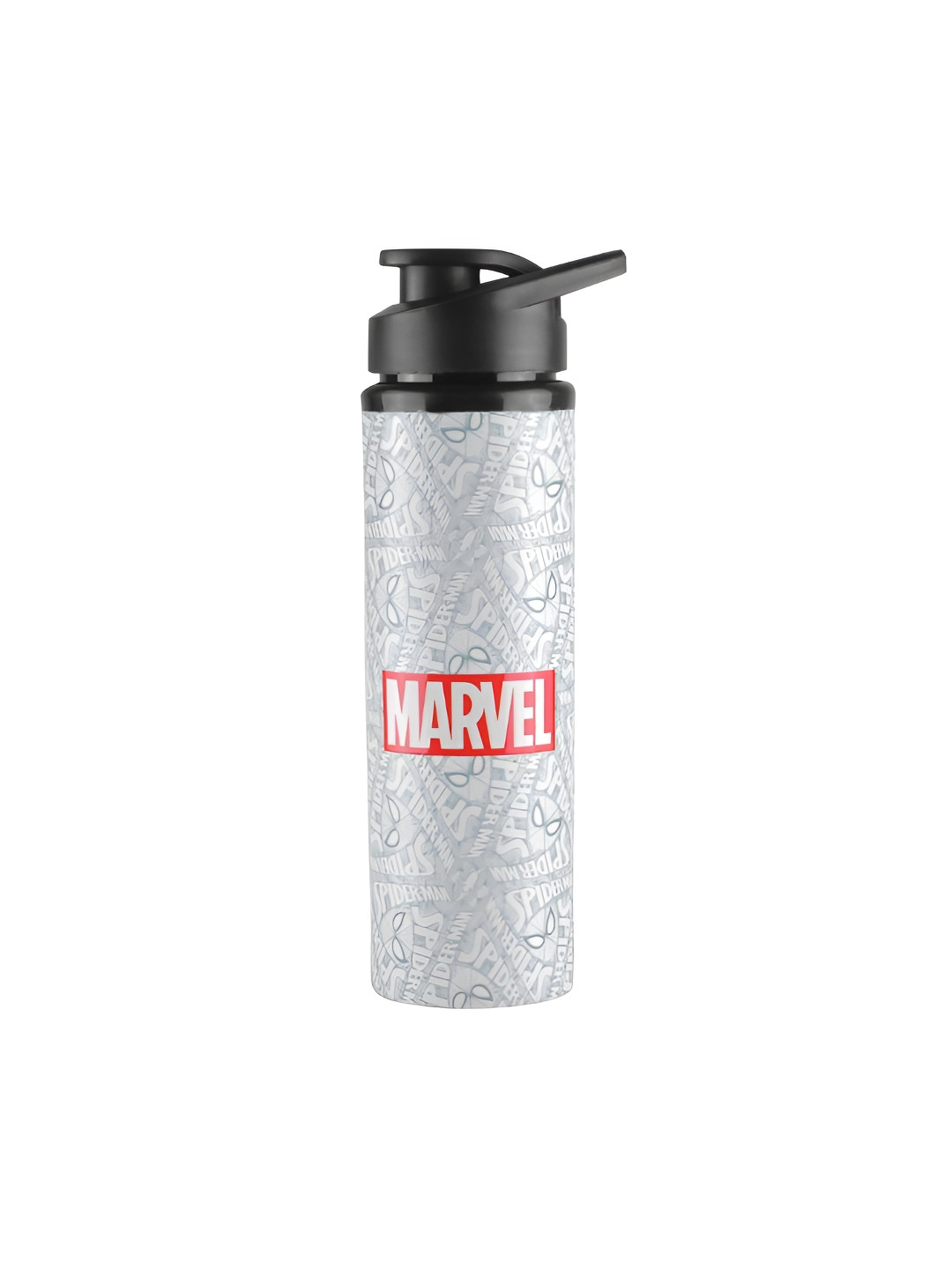 Disney White & Black Creator Superheros Printed Stainless Steel Water Bottle 750 ml