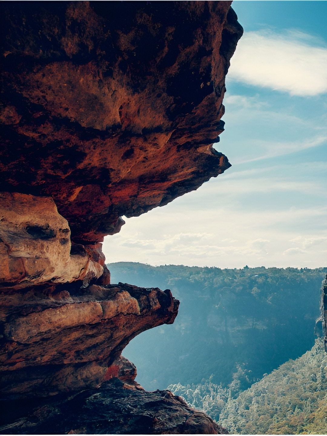 Inephos Blue And Brown Printed Wall Art