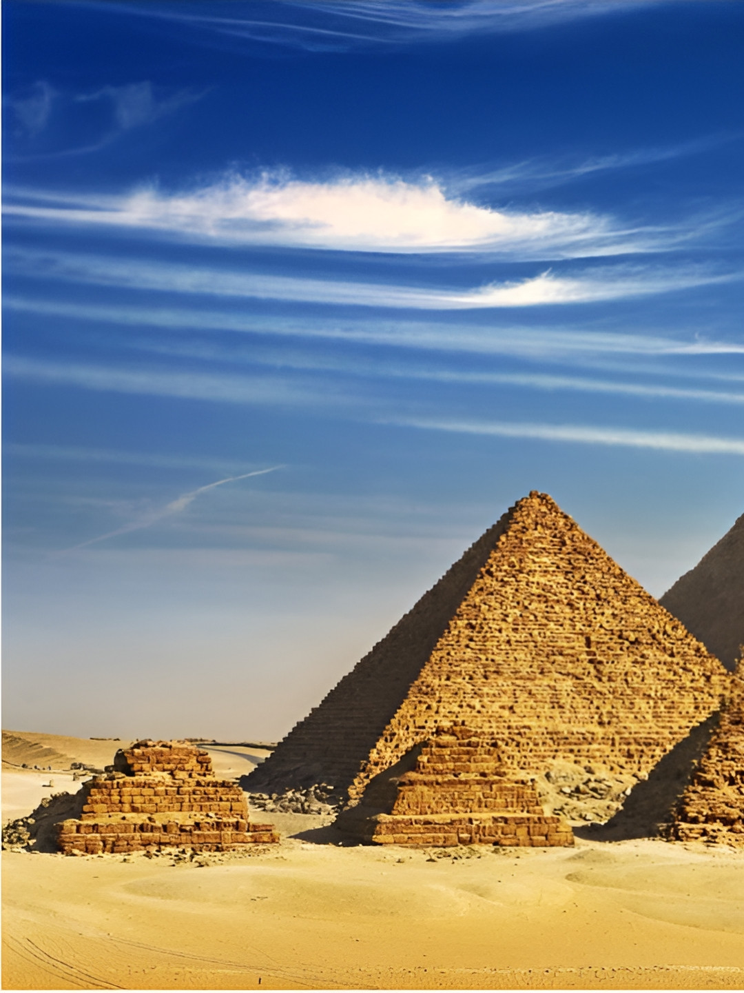 Inephos Brown And Blue Printed Wall Art