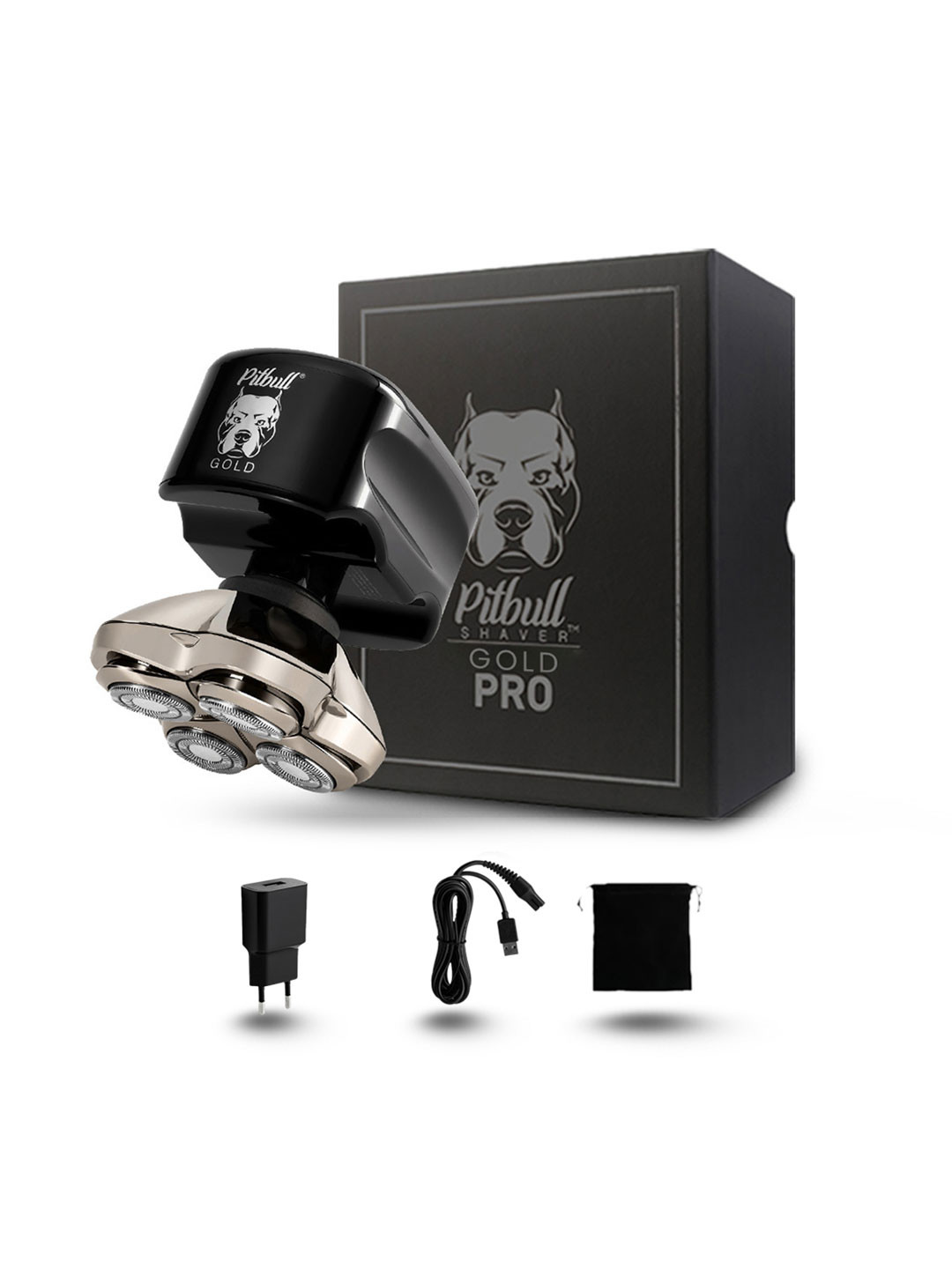 Skull Shaver Pitbull Gold Pro Head & Face Shaver