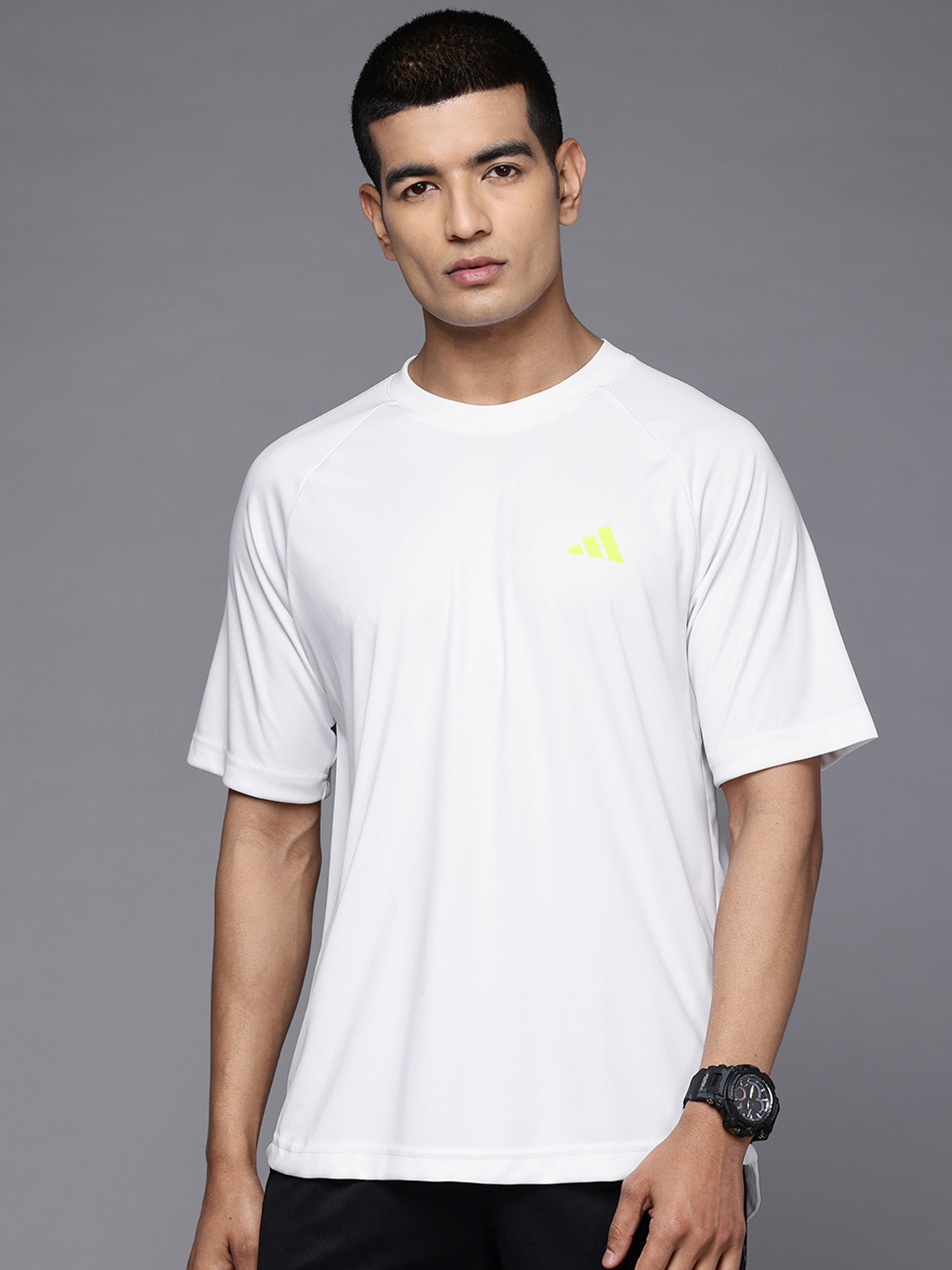 ADIDAS Raglan Sleeve Training Pes T-shirt