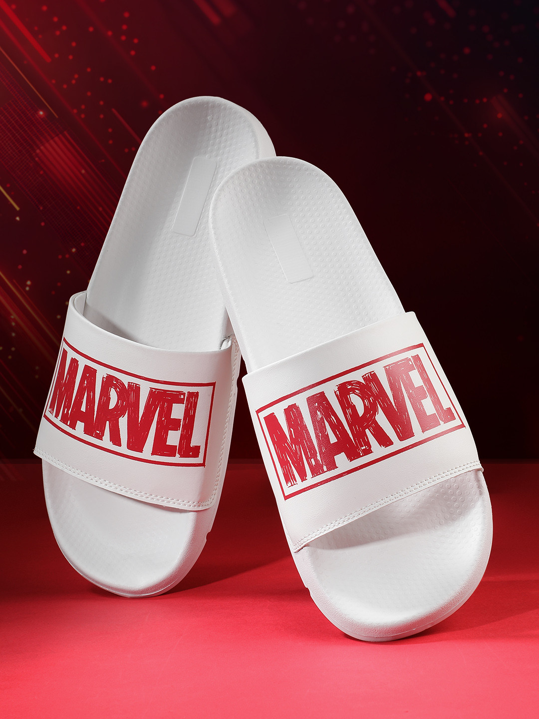 MARVEL STREET Men Printed Sliders