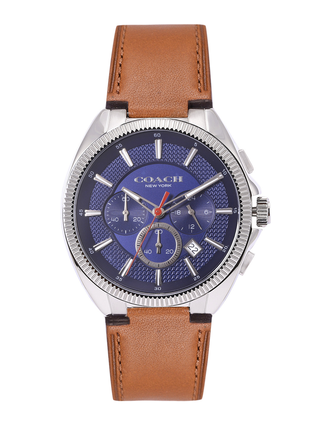 Coach Men Jackson Leather Chronograph Analogue Watch 14602683