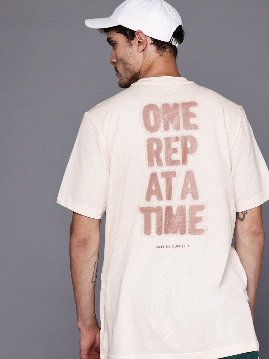 ADIDAS Back Typography Print Training T-shirt