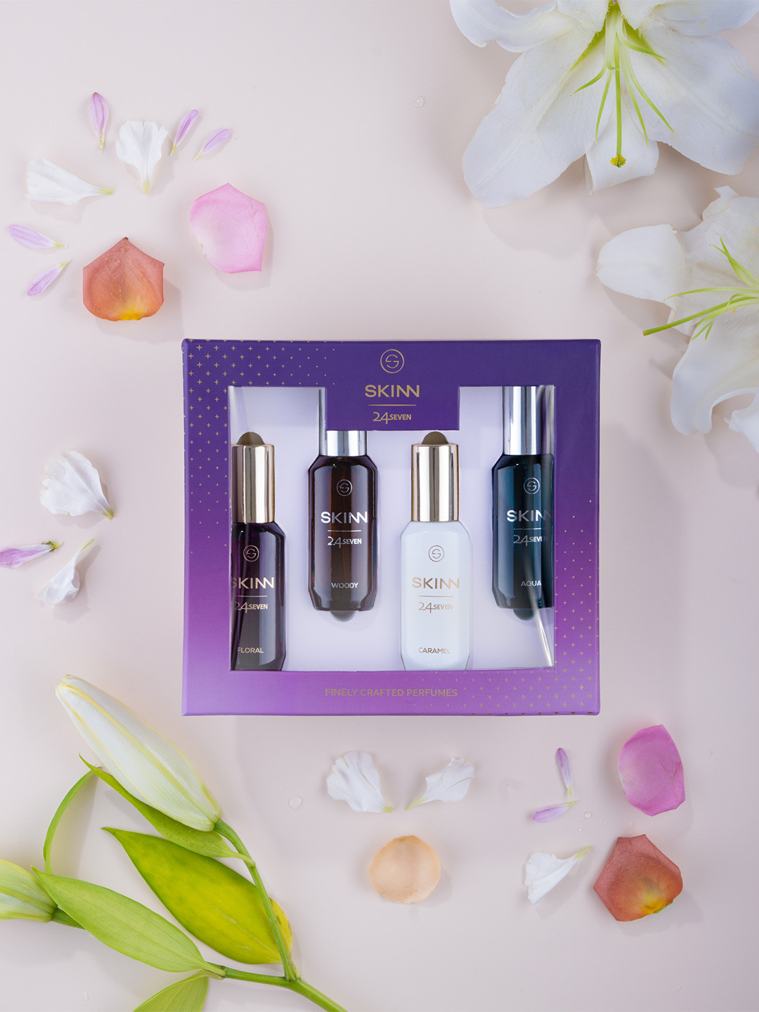 SKINN Unisex Set of 4 24Seven Gift Pack EDP - 20 ml Each