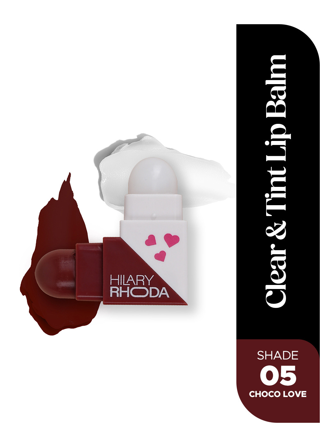 Hilary Rhoda 2 Sided Clear & Tint Lip Balm -2.27g Each Side - Choco Love - 05