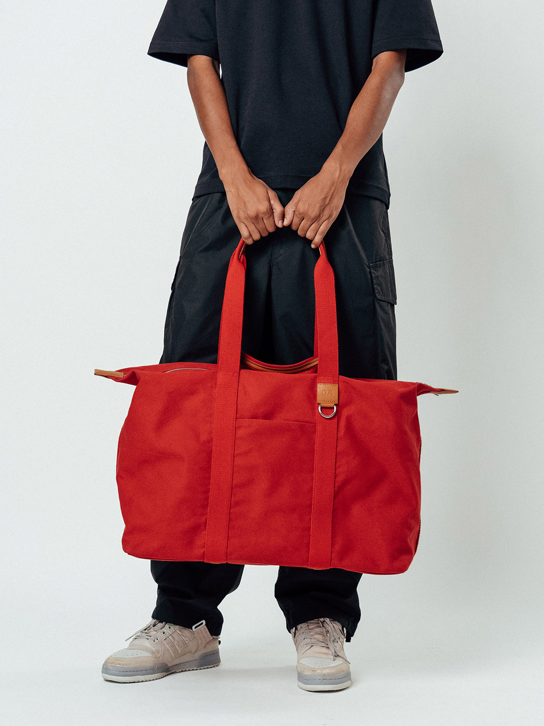 DailyObjects Crimson Red Field Duffle Bag