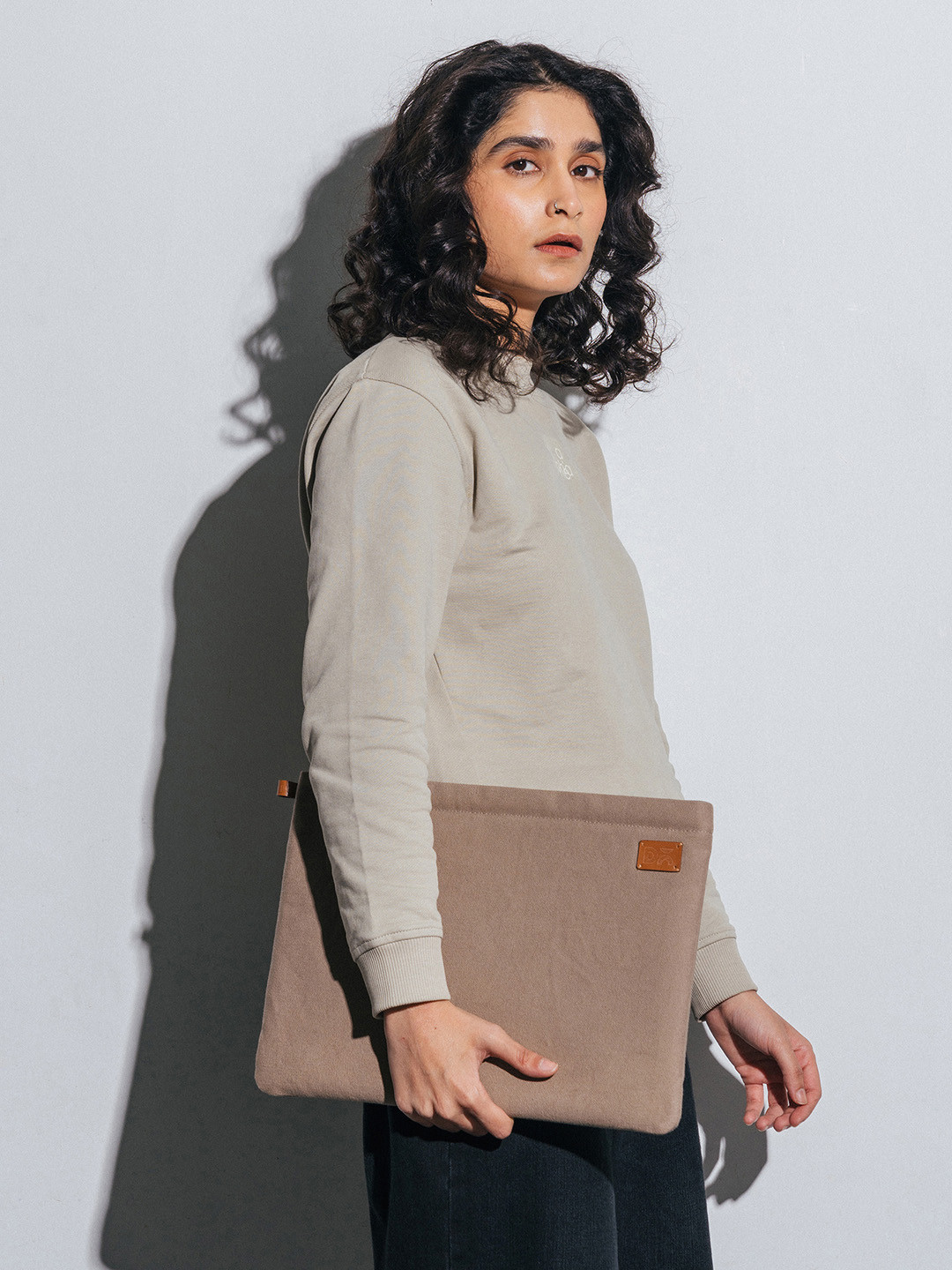 DailyObjects Unisex Khaki Beige Skipper Sleeve Medium For MacBook Air/Pro 33.02cm