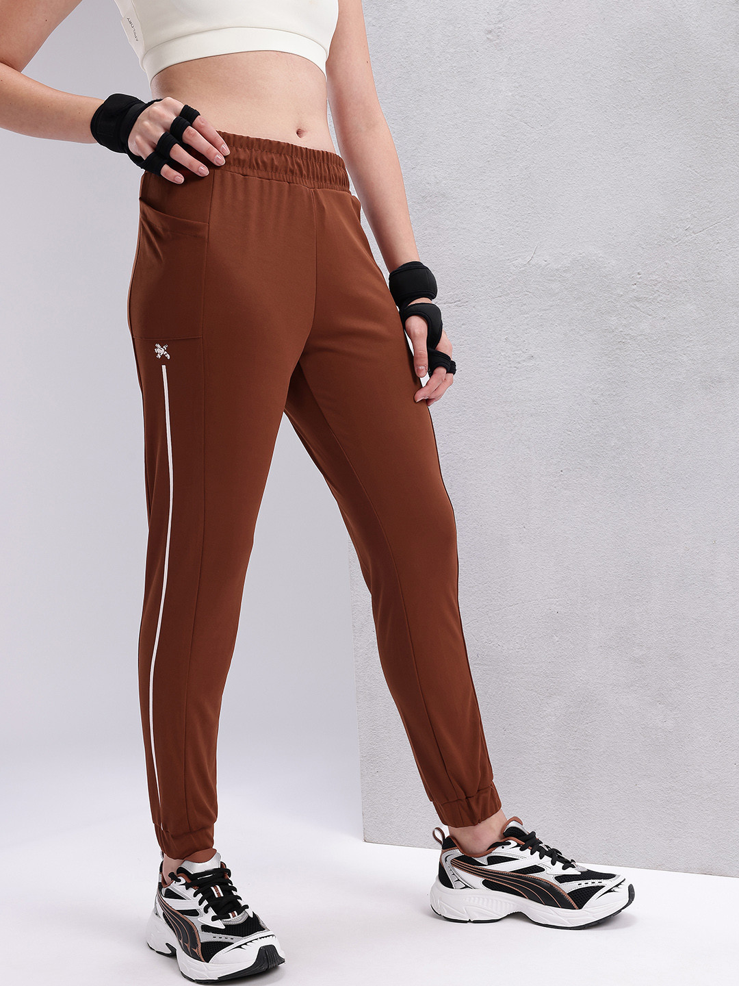 HRX by Hrithik Roshan Women Side Stripe Training Joggers