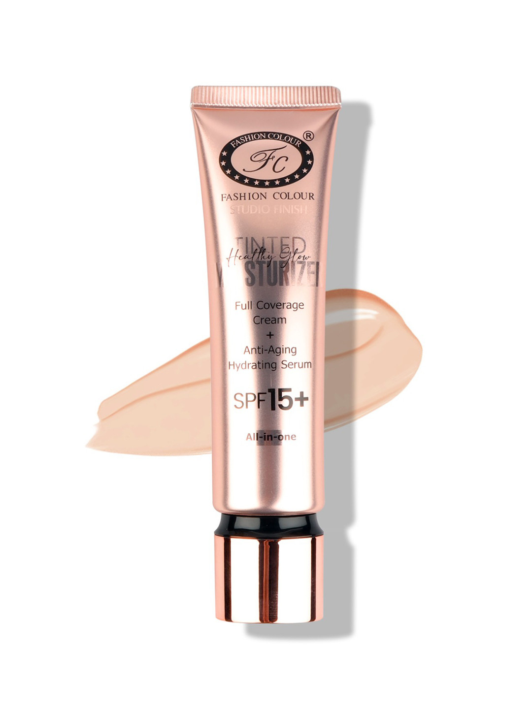 Fashion Colour Tinted Moisturizer Full Coverage Cream With SPF 15+ - 100 ml - Natural 01