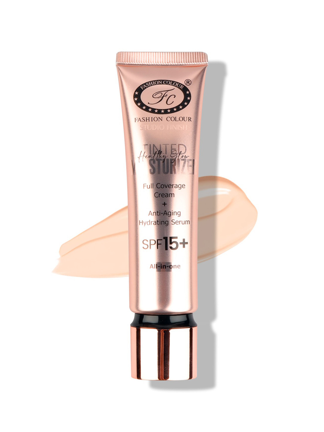 Fashion Colour Tinted Moisturizer Full Coverage Cream With SPF 15+ - 100 ml - Natural 01
