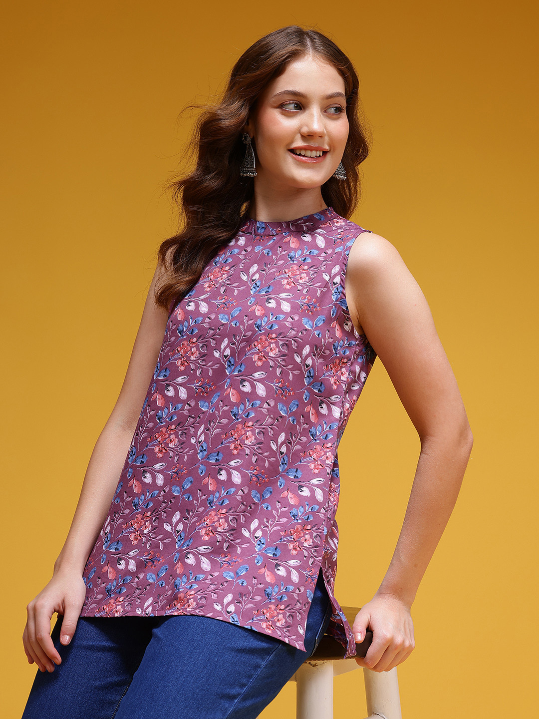 HERE&NOW Floral Print Kurti
