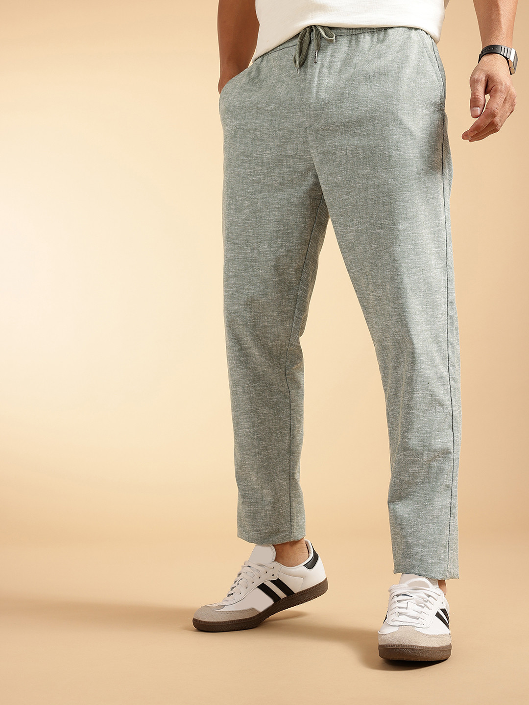 French Connection Men Regular Fit Trousers