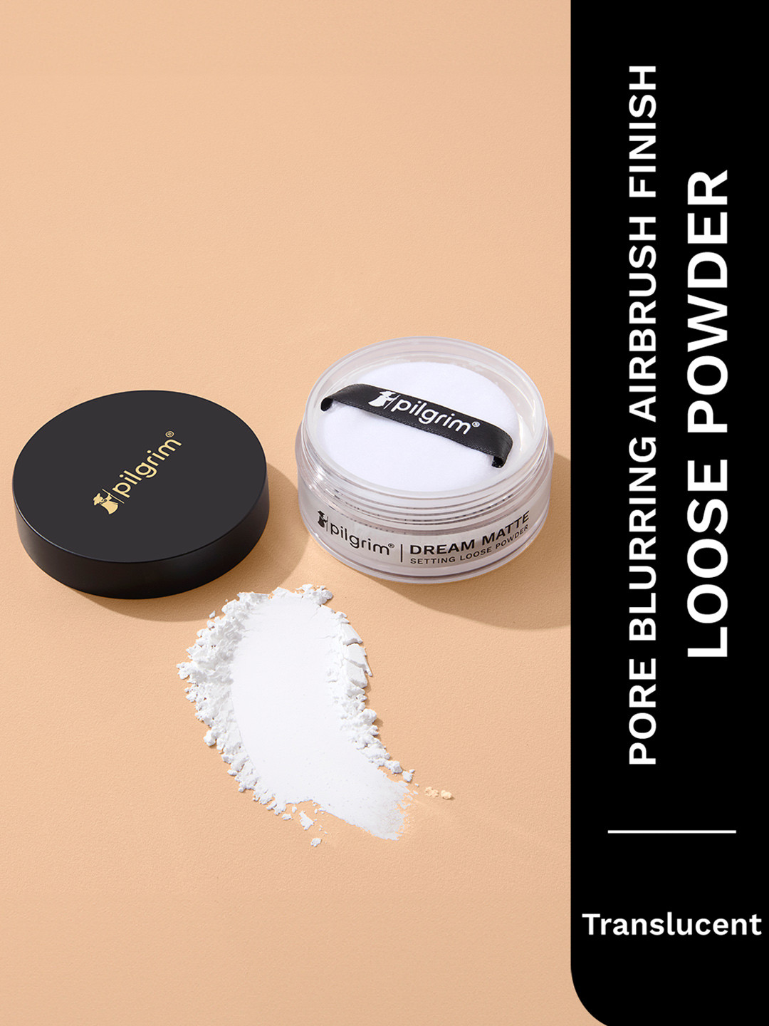 Pilgrim Long Instant Oil Control Non-Cakey Setting Loose Powder - 8 g- Translucent
