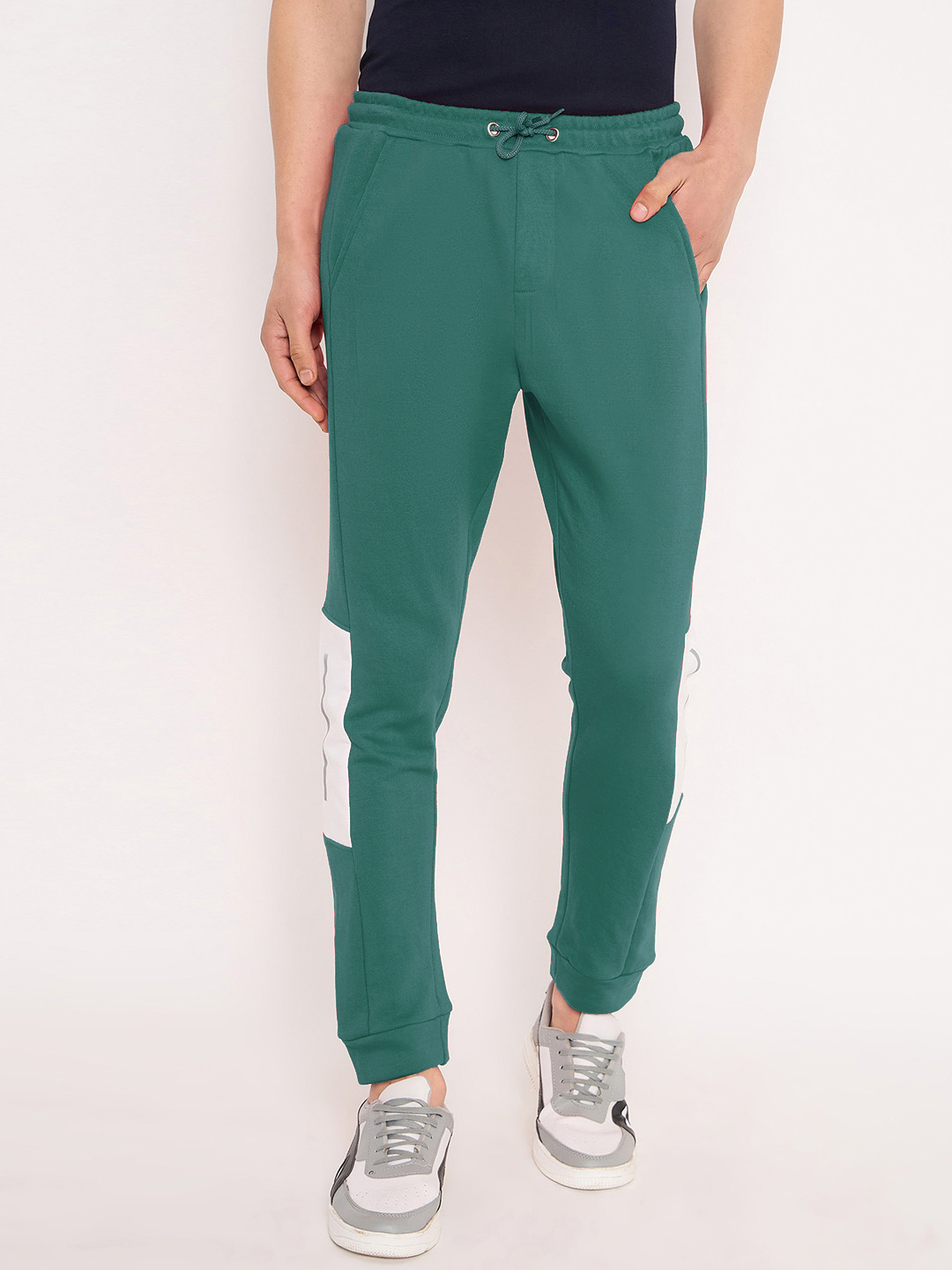 GET GOLF Men Cotton Mid-Rise Jogger Track Pant