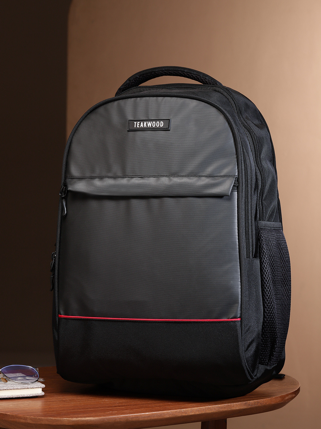 Teakwood Leathers Unisex Laptop Compartment - 18 inch Backpack With Rain Cover