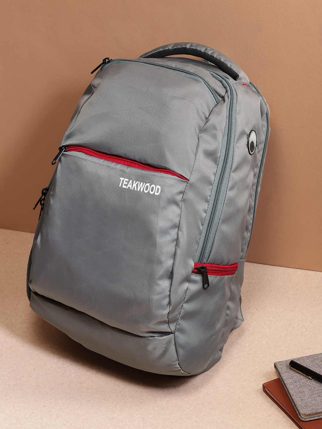 Teakwood Leathers Unisex Laptop Compartment - 18 inch Backpack with Earphone Gate Features