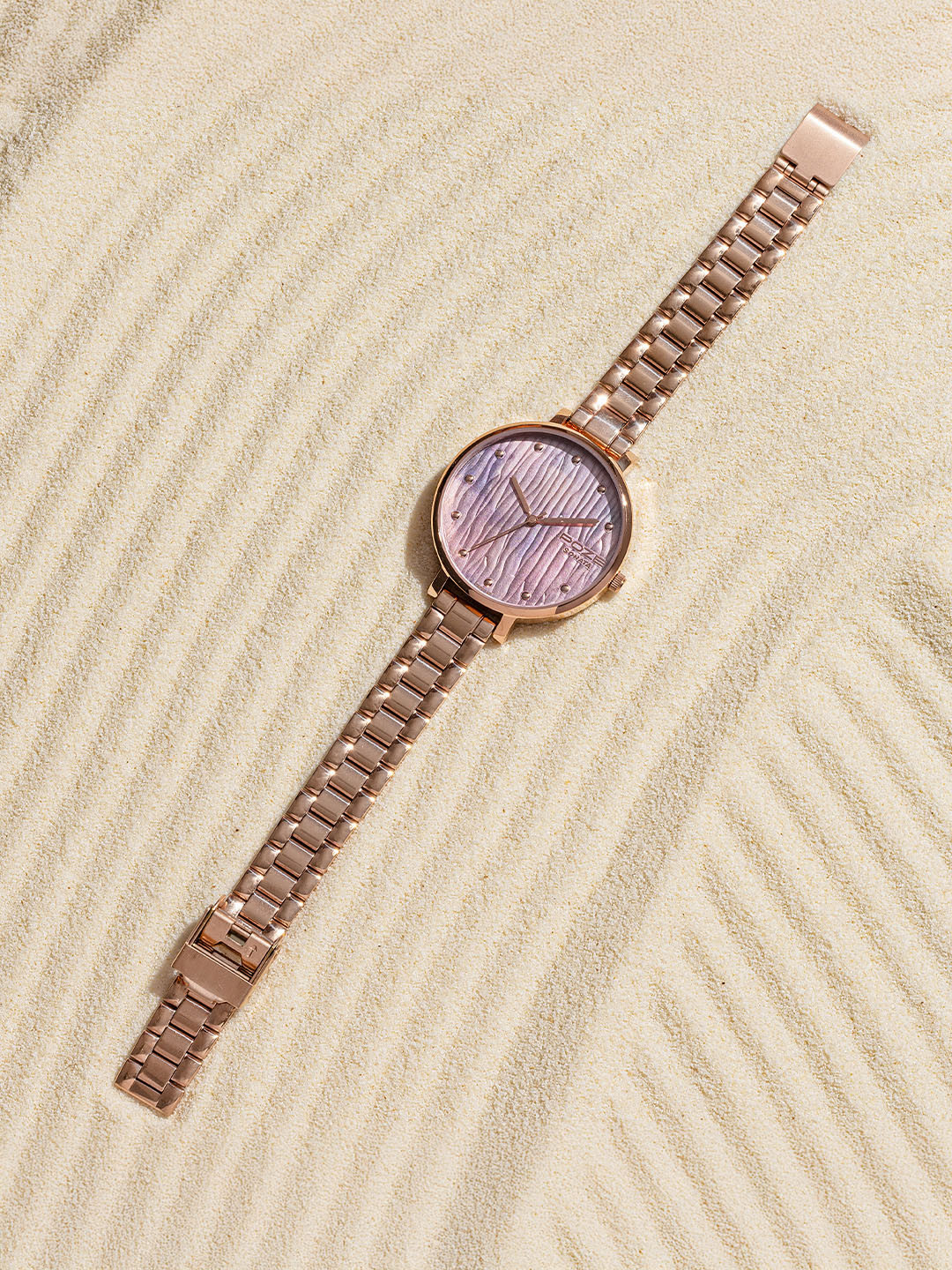 Sonata Women Poze Brass Dial & Straps Watch SP80110WM01