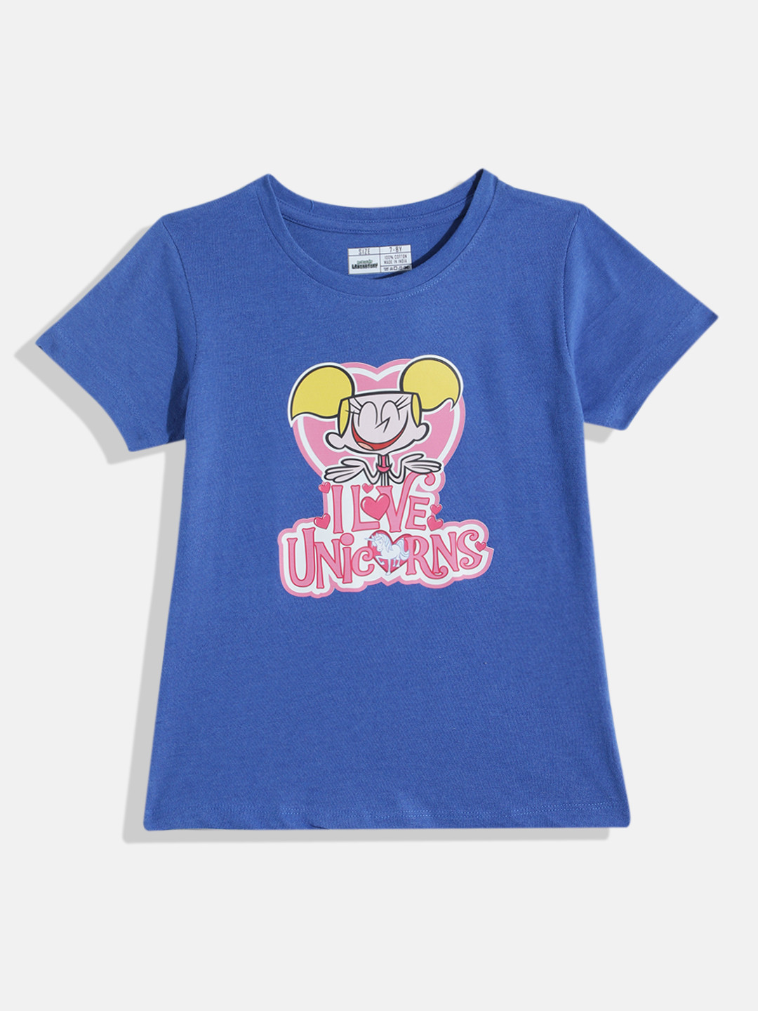 Eteenz Kids Girls Dee Dee Printed Pure Cotton T-Shirt
