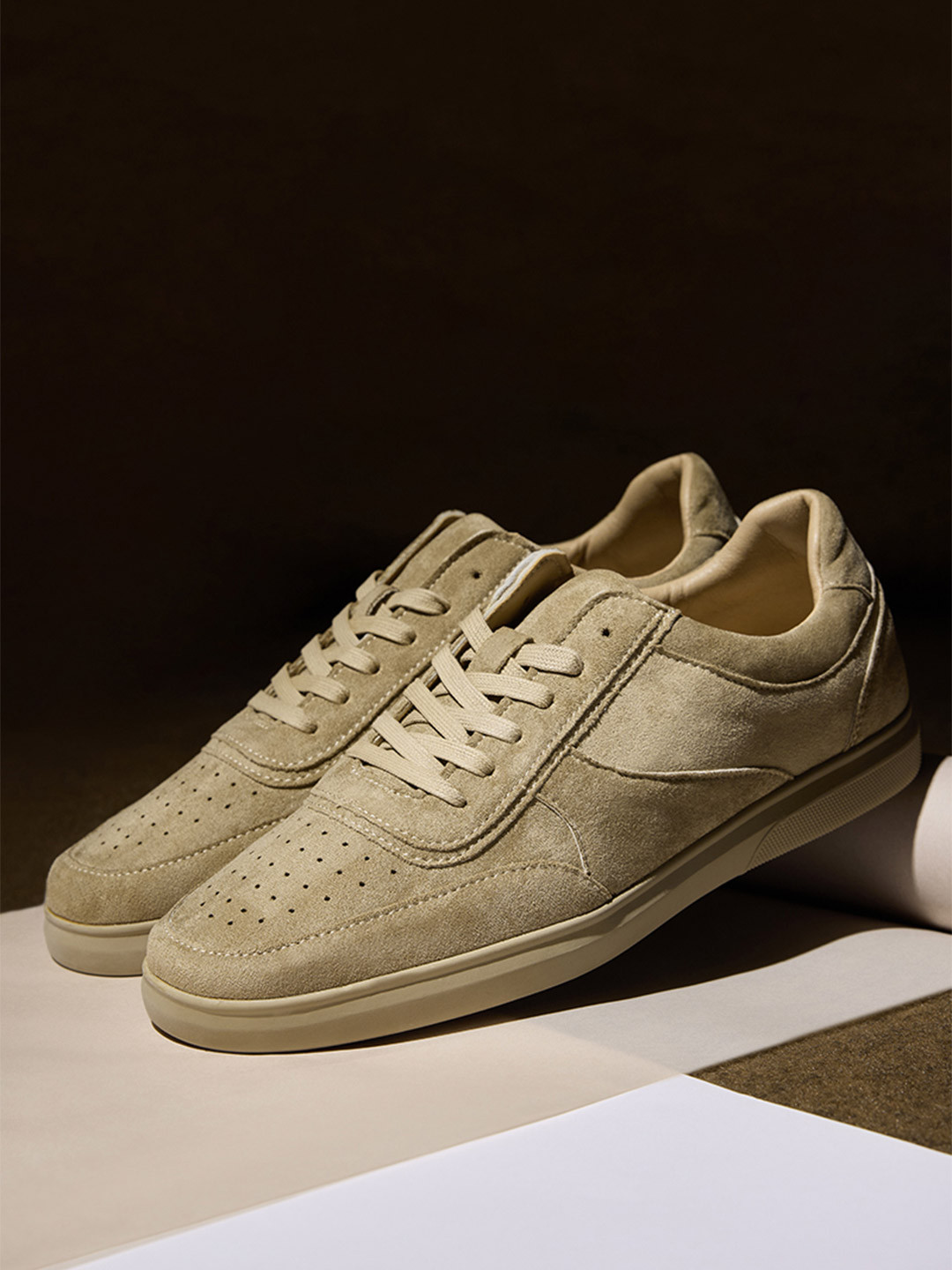 Snitch Men Beige Casual Shoes