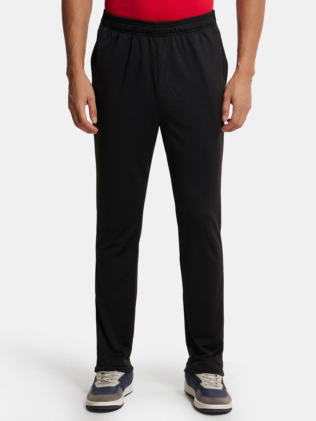 Jockey Lightweight Microfiber Trackpant with Zipper Pockets and StayFresh Treatment-MV24