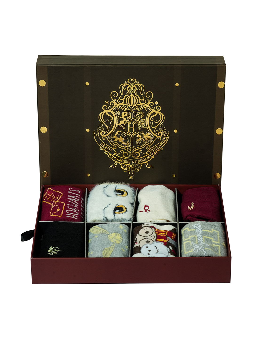 Socksxpress Women Harry Potter Gift Box Pack of 8 Cotton Ankle Socks